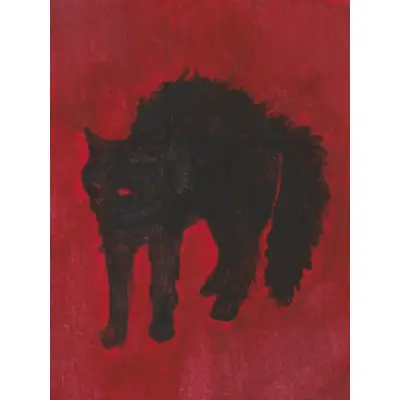 Scaredy Cat (3/3) aceo art card thumbnail 1