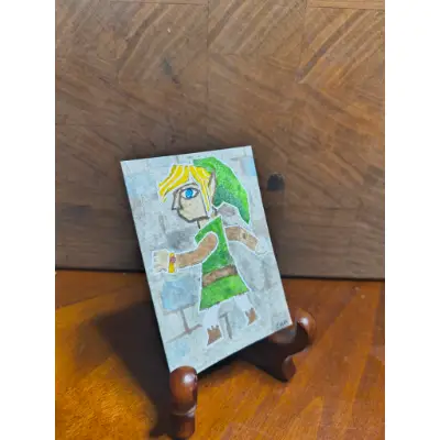 Just A Fly on the Wall Zelda Fan Art aceo art card thumbnail 2