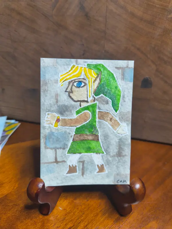 Just A Fly on the Wall Zelda Fan Art aceo art card