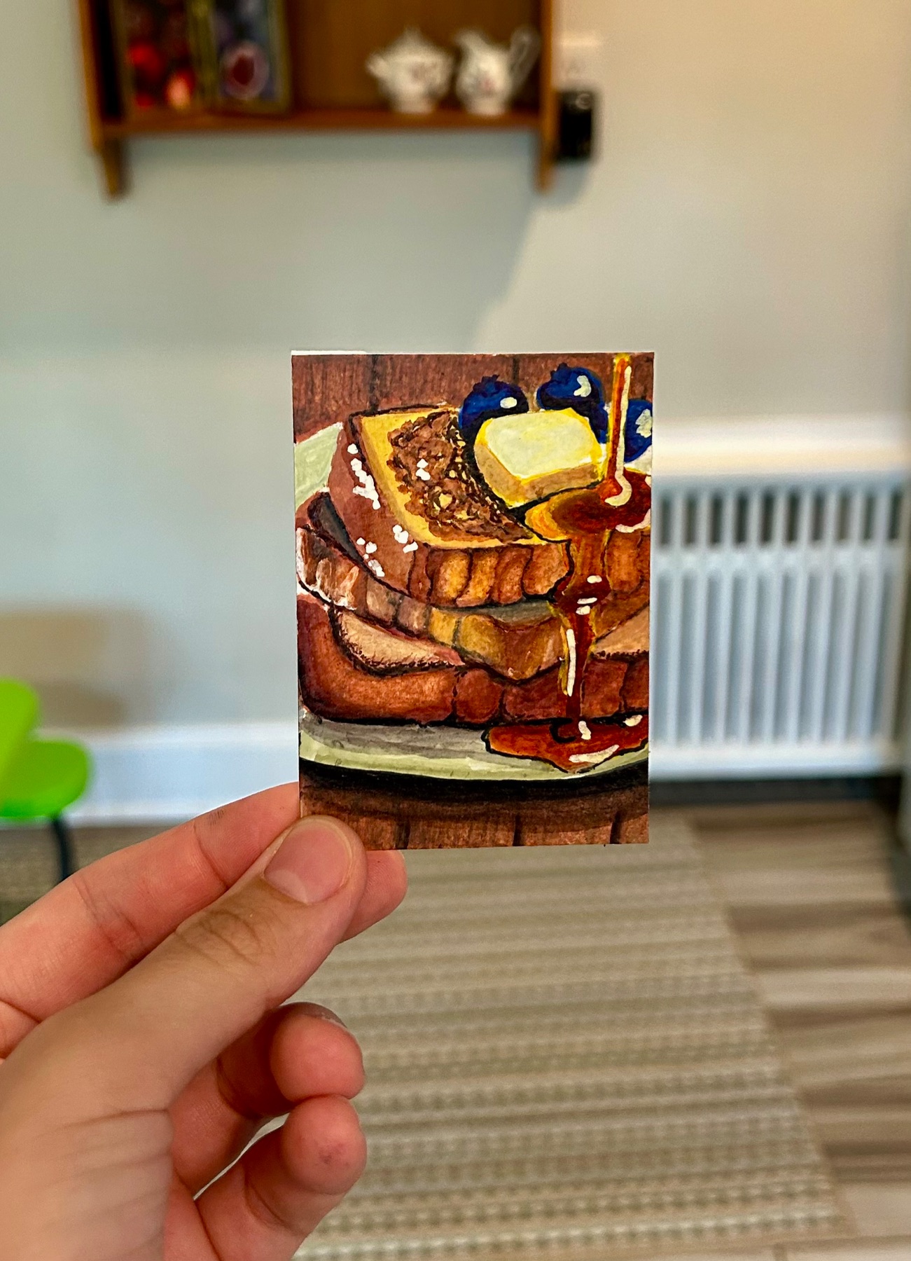 Maple Melt aceo art card