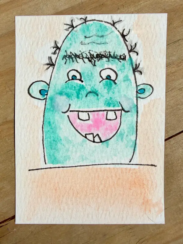 Burt | Little Weirdos Collection aceo art card
