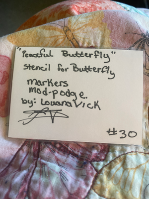 Beautiful Butterfly aceo art card thumbnail 3