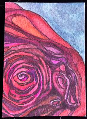 Folded aceo art card thumbnail 1