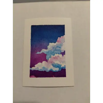 Mystical night #1 aceo art card thumbnail 2