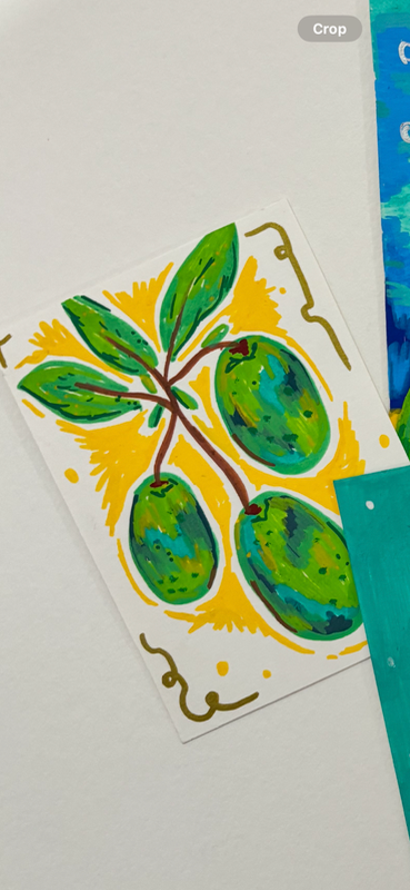 Olive Branch aceo art card