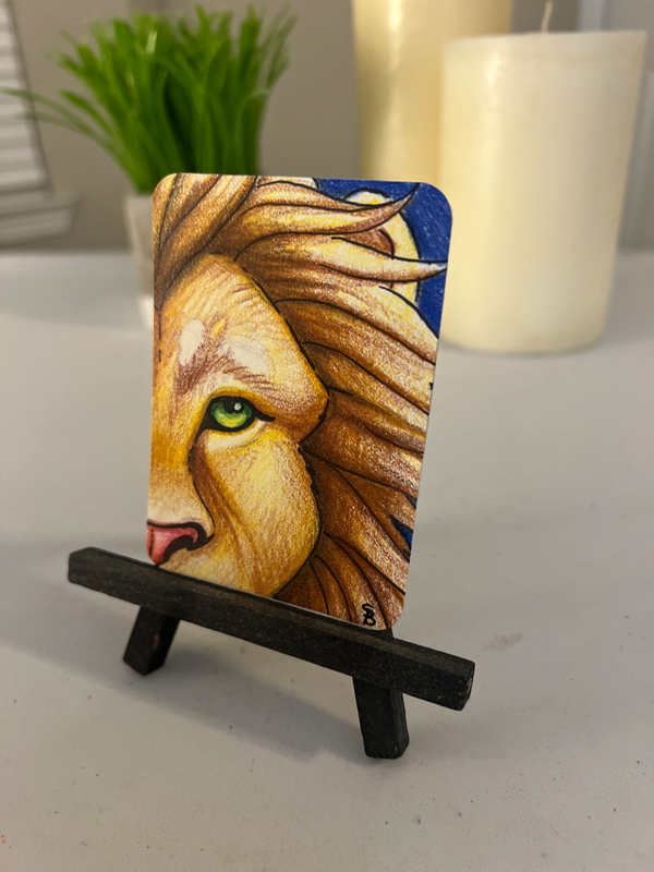 Aslan aceo art card