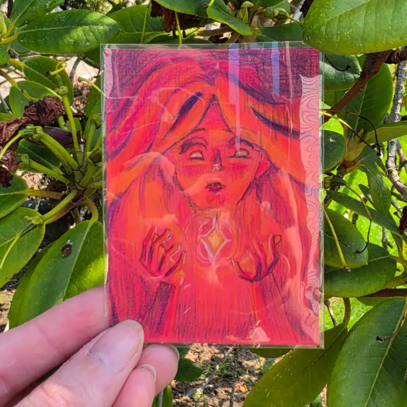 Spellcaster aceo art card