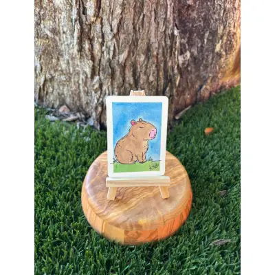 Cassidy the Caby aceo art card thumbnail 1