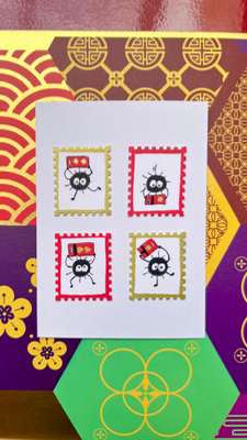 Spirited Away Bath Token Soot Sprites aceo art card thumbnail 1