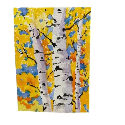 Aspen Sky High aceo art card thumbnail 2