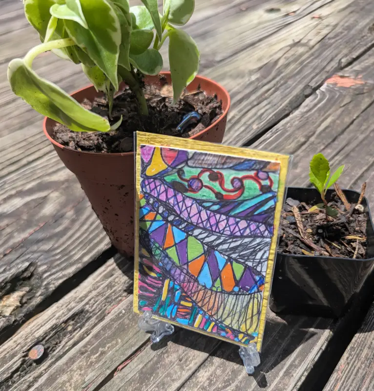 Circus Illusions aceo art card