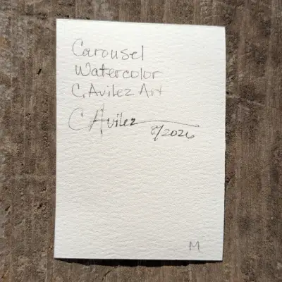 Carousel aceo art card thumbnail 4