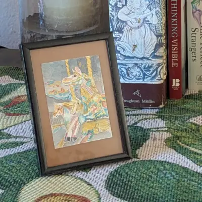 Carousel aceo art card thumbnail 3