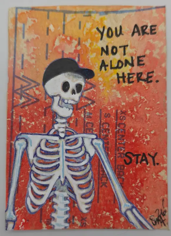 Stay aceo art card