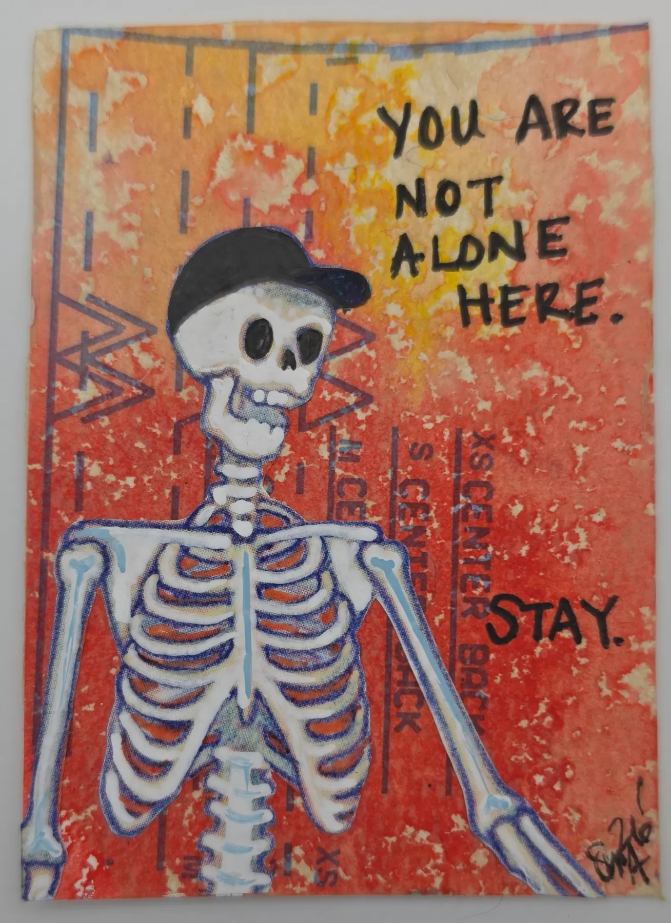 Stay aceo art card