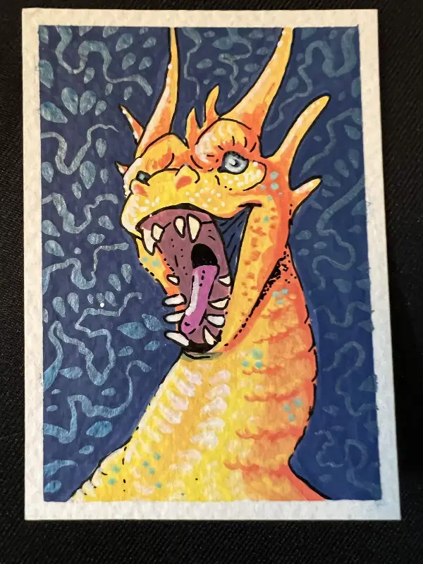 Say Aaah! aceo art card