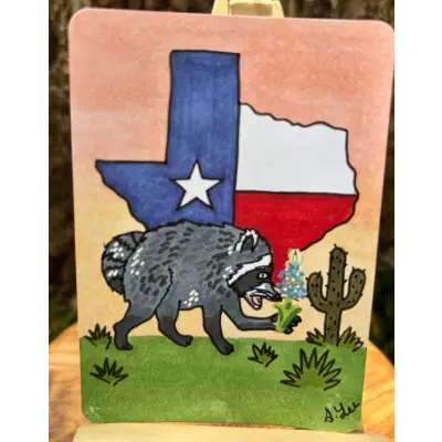 Jimothy: Texas Style aceo art card thumbnail 2