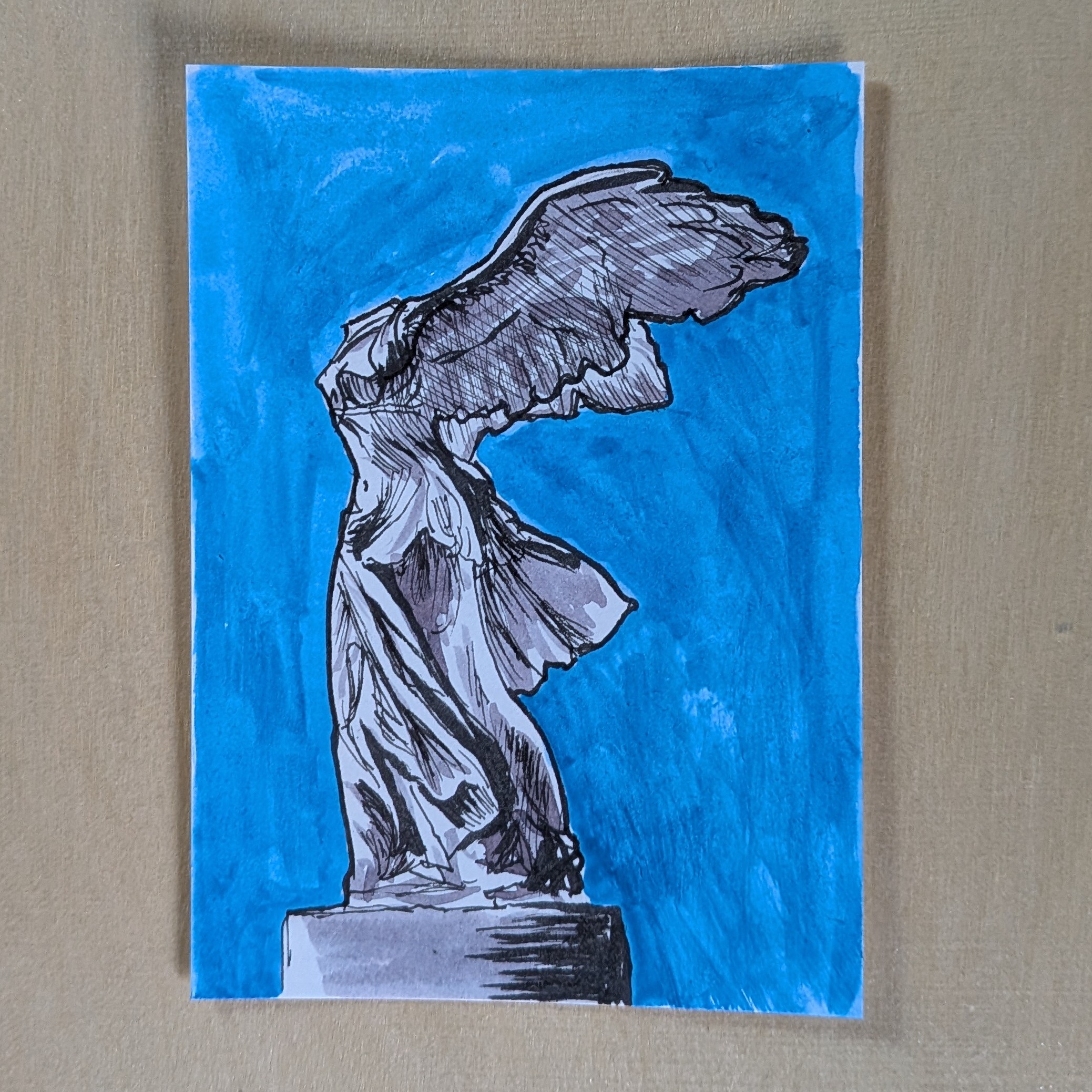 Wait, Who Won? aceo art card
