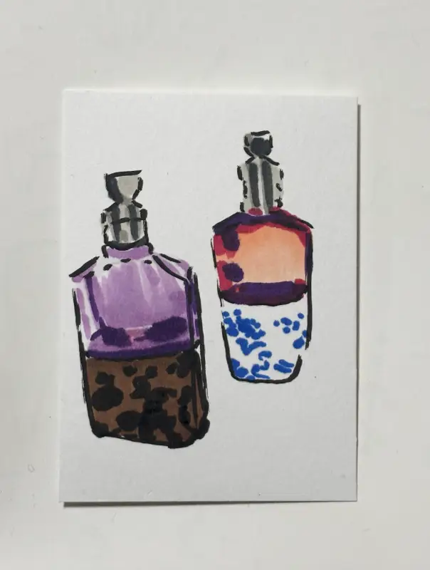 Perfume aceo art card