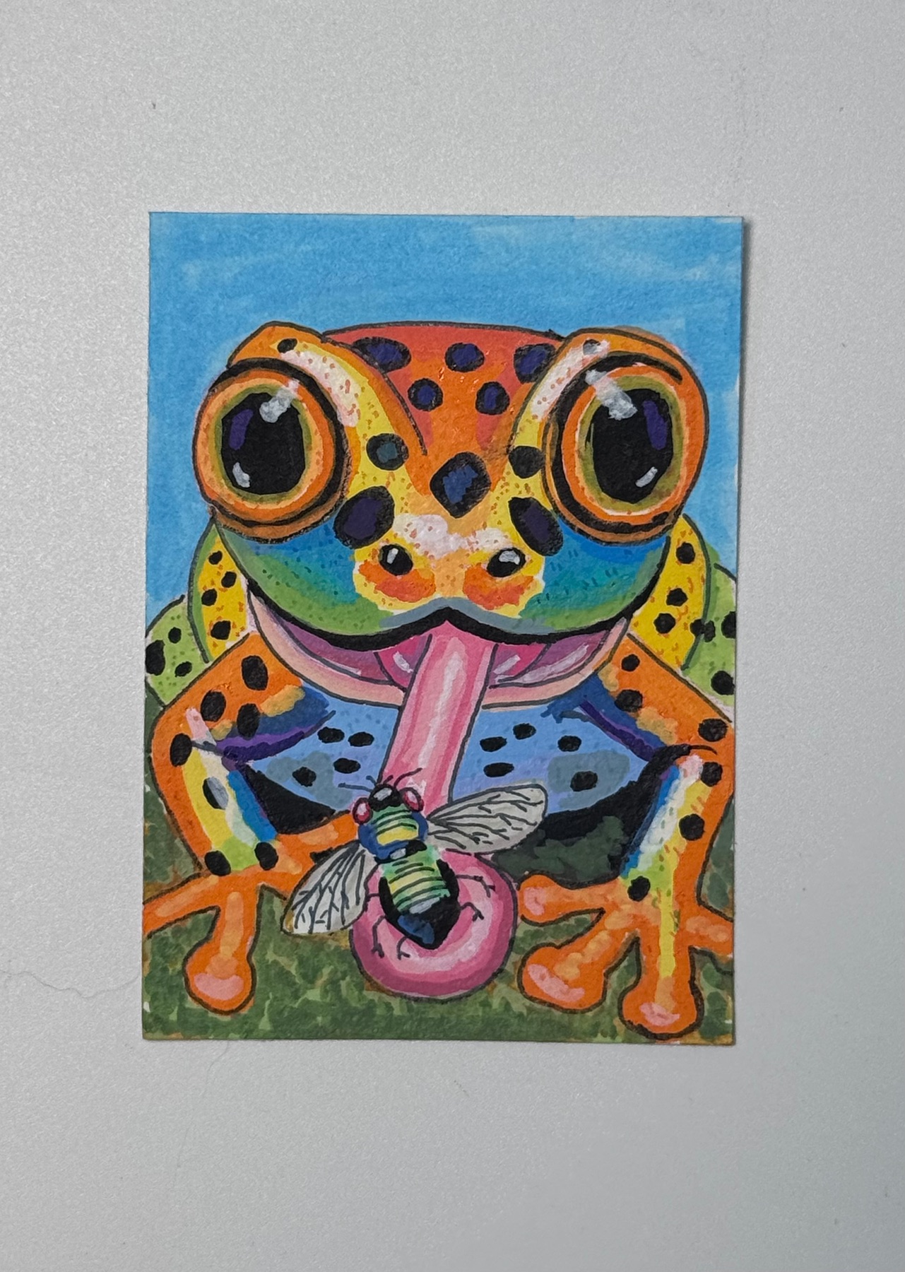 Afternoon snack aceo art card
