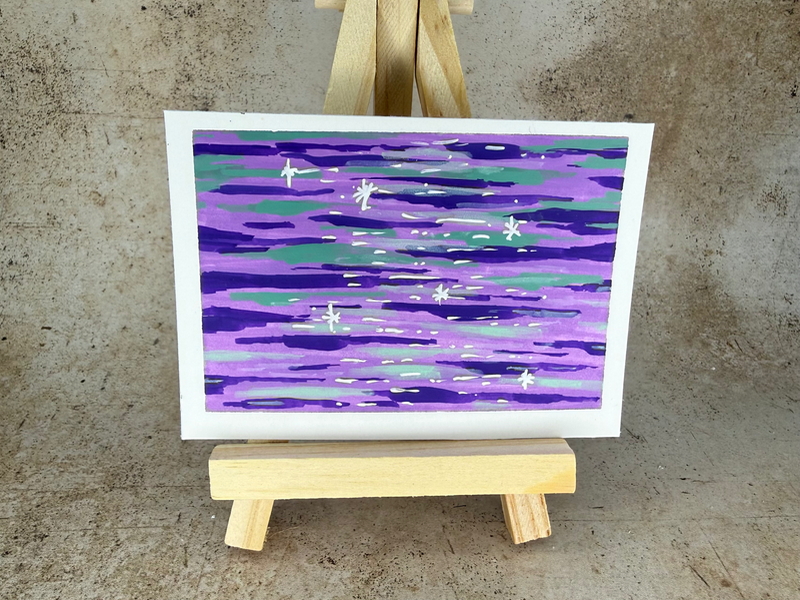 Poison Water aceo art card