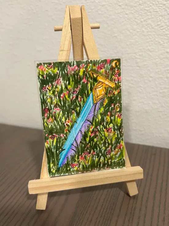 Forgotten Legacy aceo art card