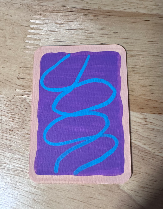 Wild Berry Poptart aceo art card