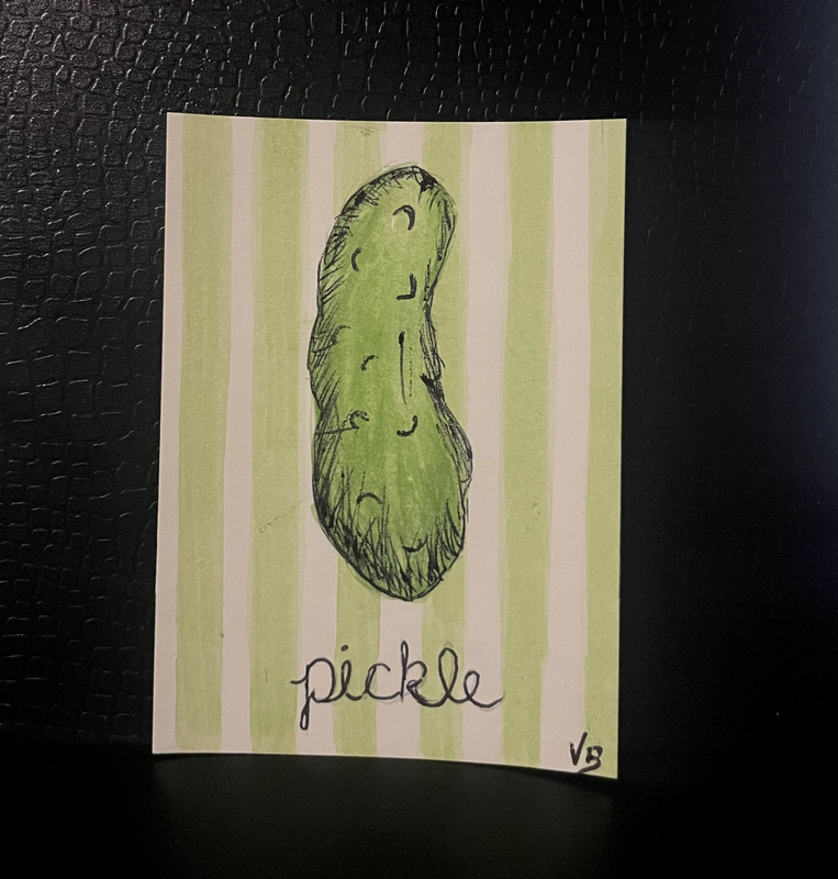 Little Pickle aceo art card