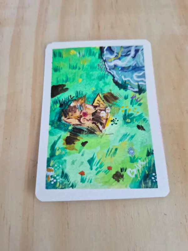 The Love Letter I Lost aceo art card