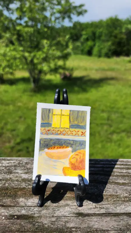 Golden Hour - Golden Loaf aceo art card
