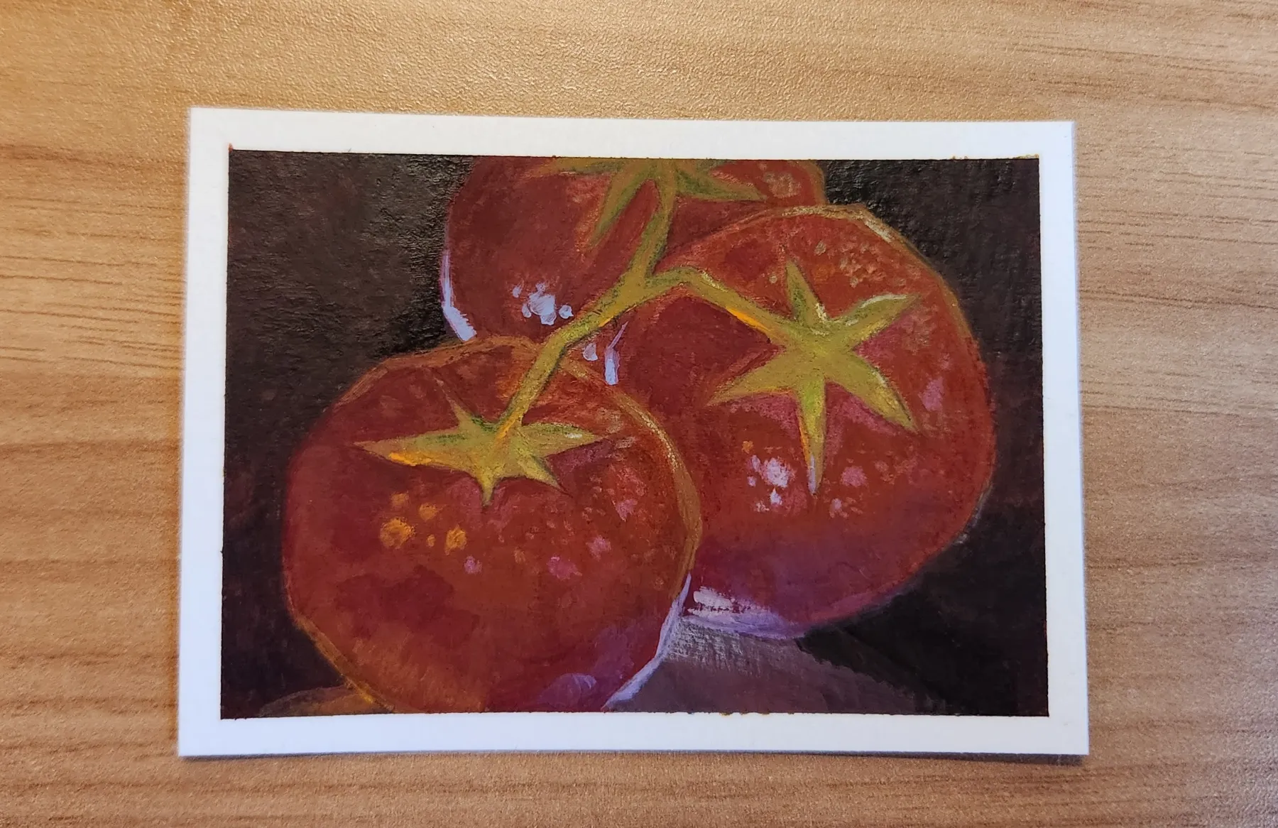tomato aceo art card