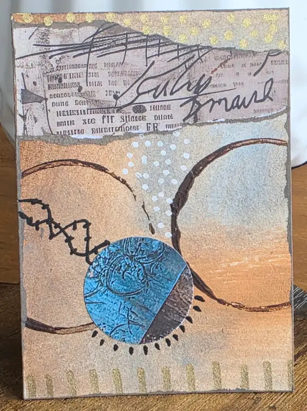 Quiet Terrain aceo art card