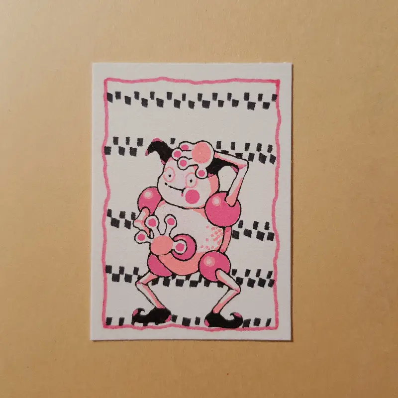 Misty Circus aceo art card
