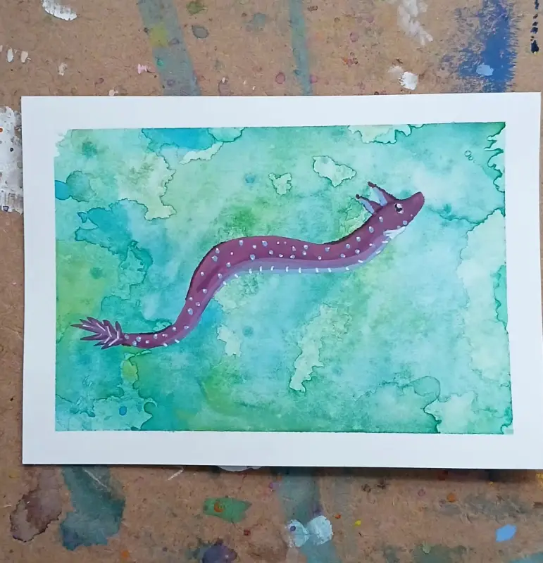 Serpent Series 1 aceo art card