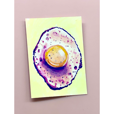 Pop egg aceo art card thumbnail 2