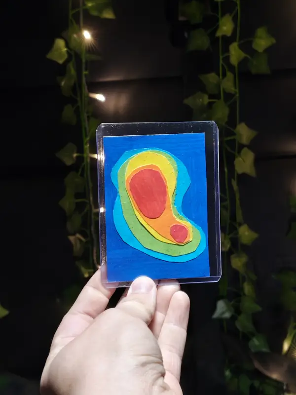 Smooth Island aceo art card