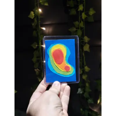 Smooth Island aceo art card thumbnail 1