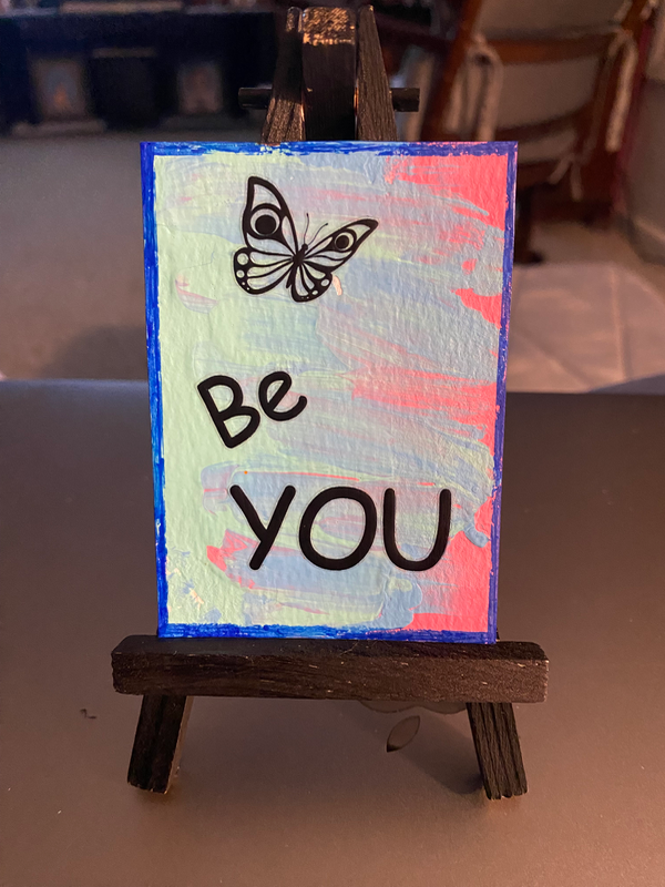 Be You aceo art card