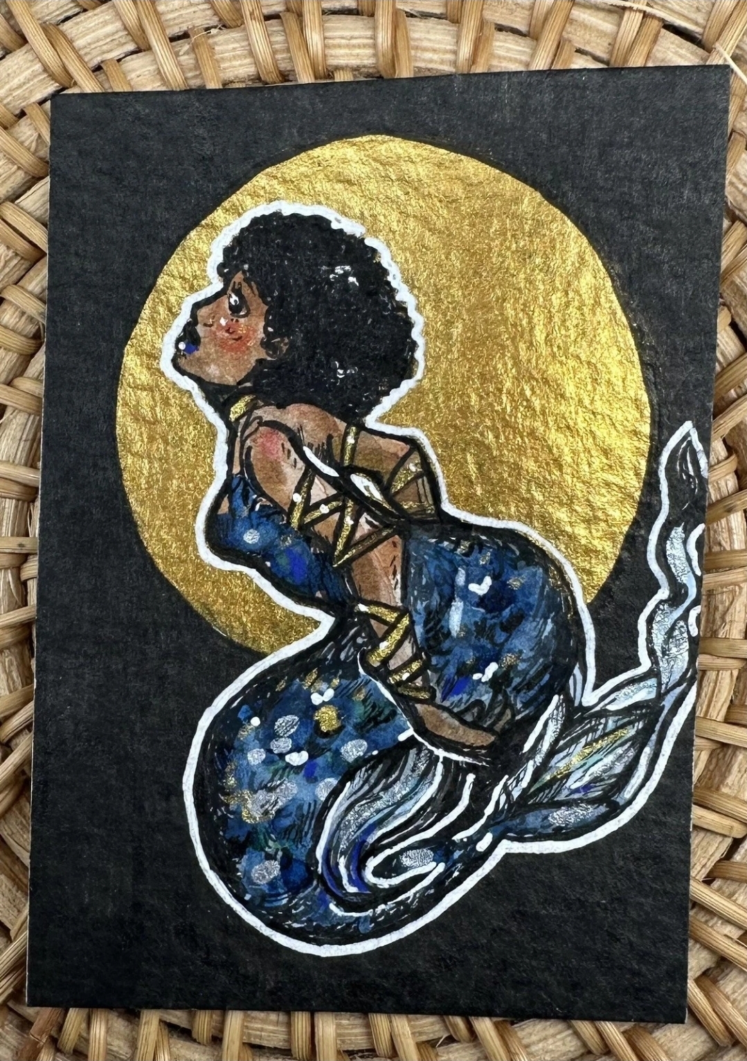 Mermaid #2 aceo art card