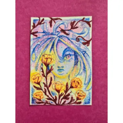 "Fae Revealed" aceo art card thumbnail 2