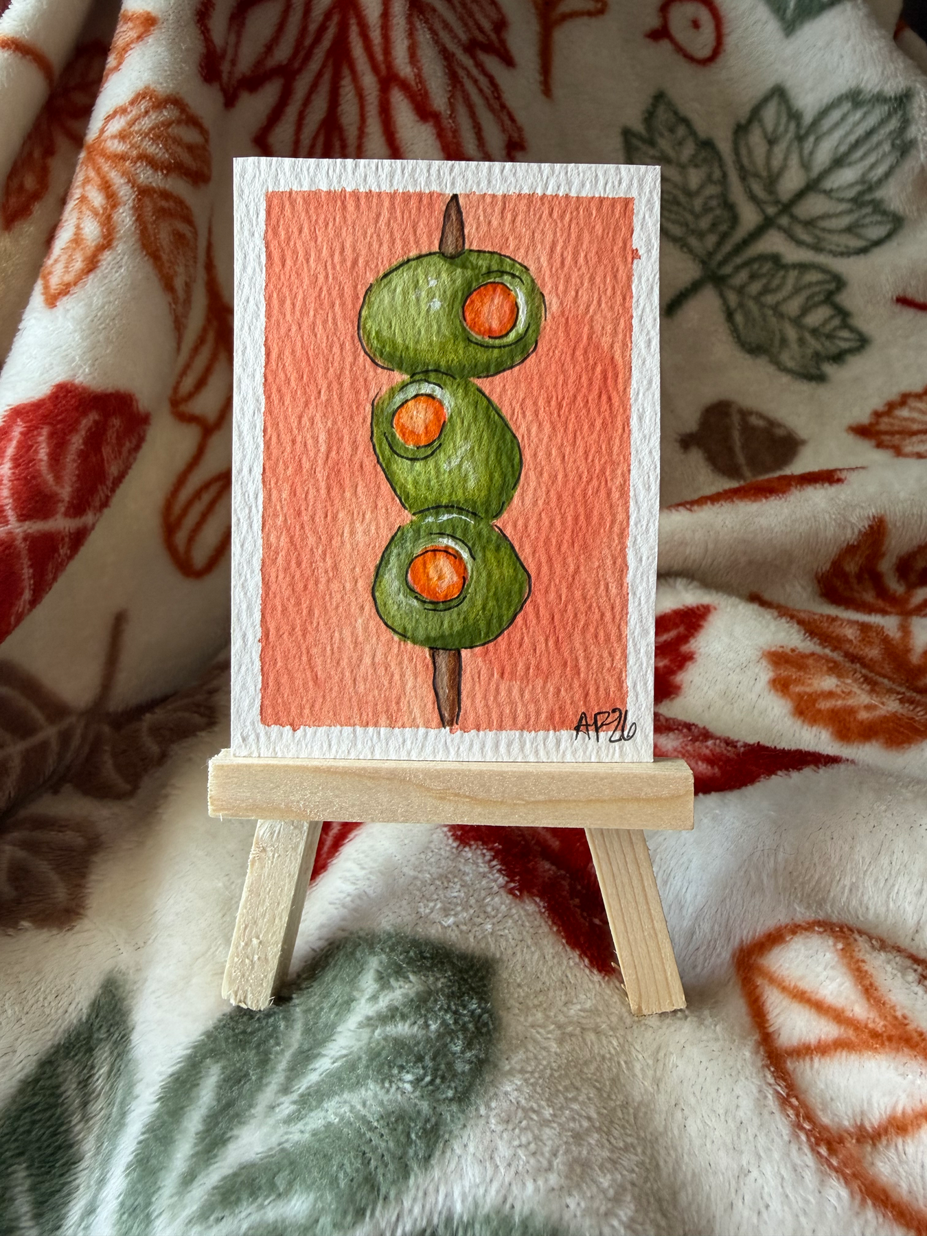 In A Pickle 1/4 aceo art card
