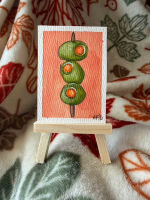 In A Pickle 1/4 aceo art card thumbnail 1