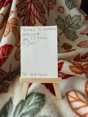 In A Pickle 1/4 aceo art card thumbnail 2