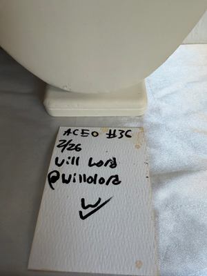 Cute Alien Drawing aceo art card thumbnail 2