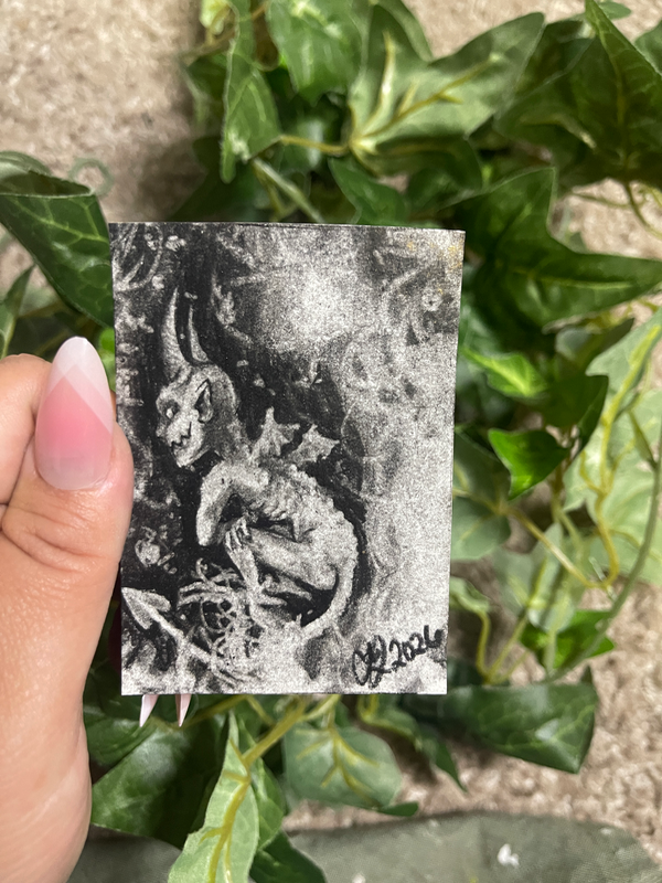 Imp ACEO aceo art card