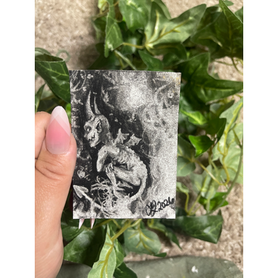 Imp ACEO aceo art card thumbnail 1