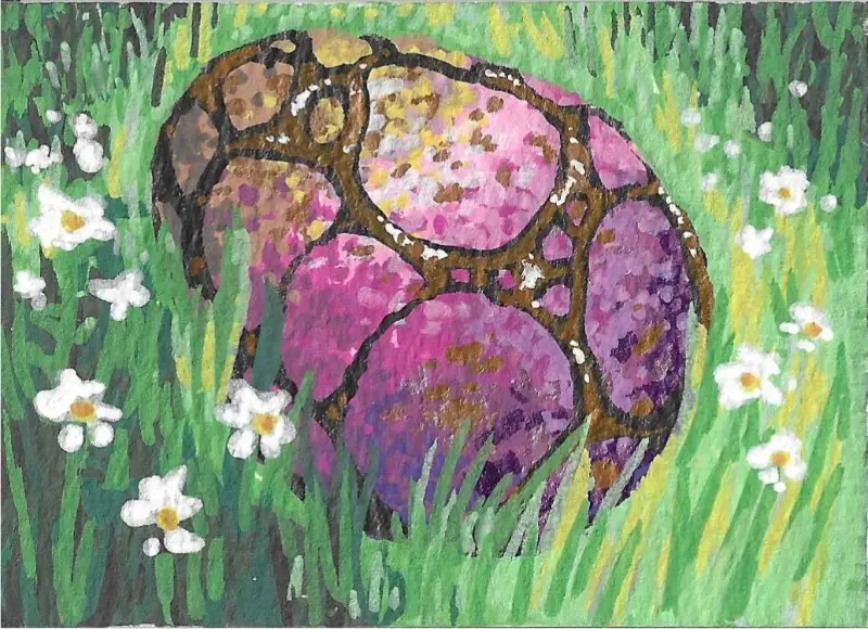 Dragon Egg aceo art card