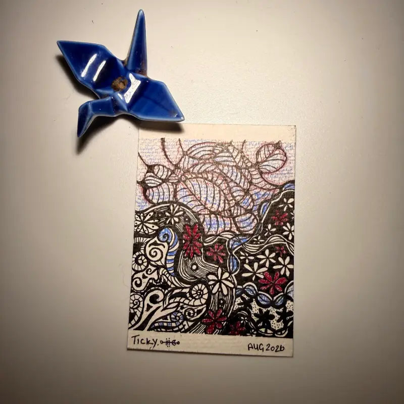 #1 aceo art card
