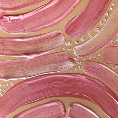 Spring Swing- Bloom 01- Original ACEO Card aceo art card thumbnail 2