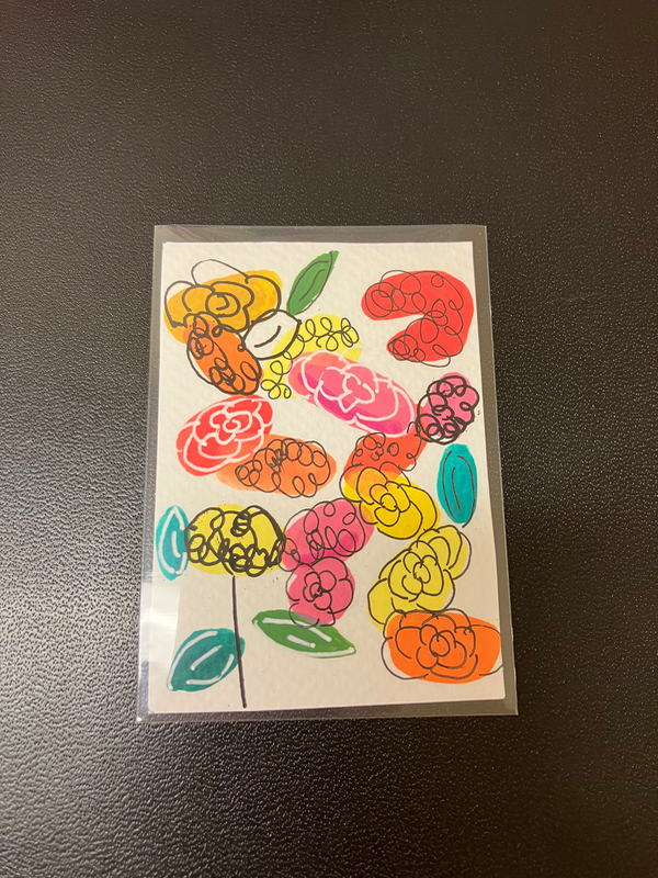 Flowers #2 aceo art card